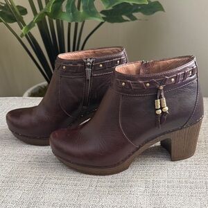 Dansko Leather Booties